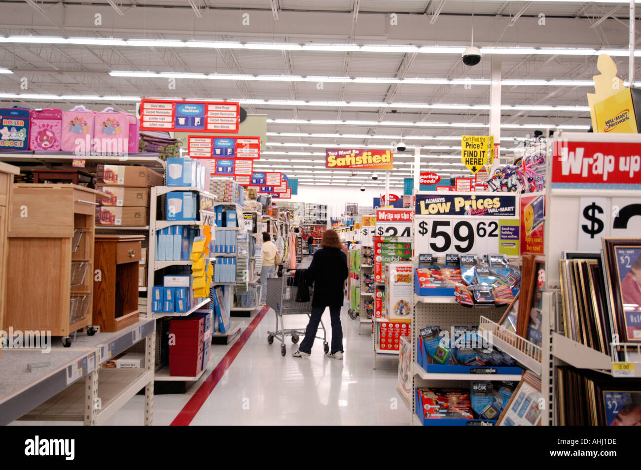 Wal Mart supermarché, USA Banque D'Images