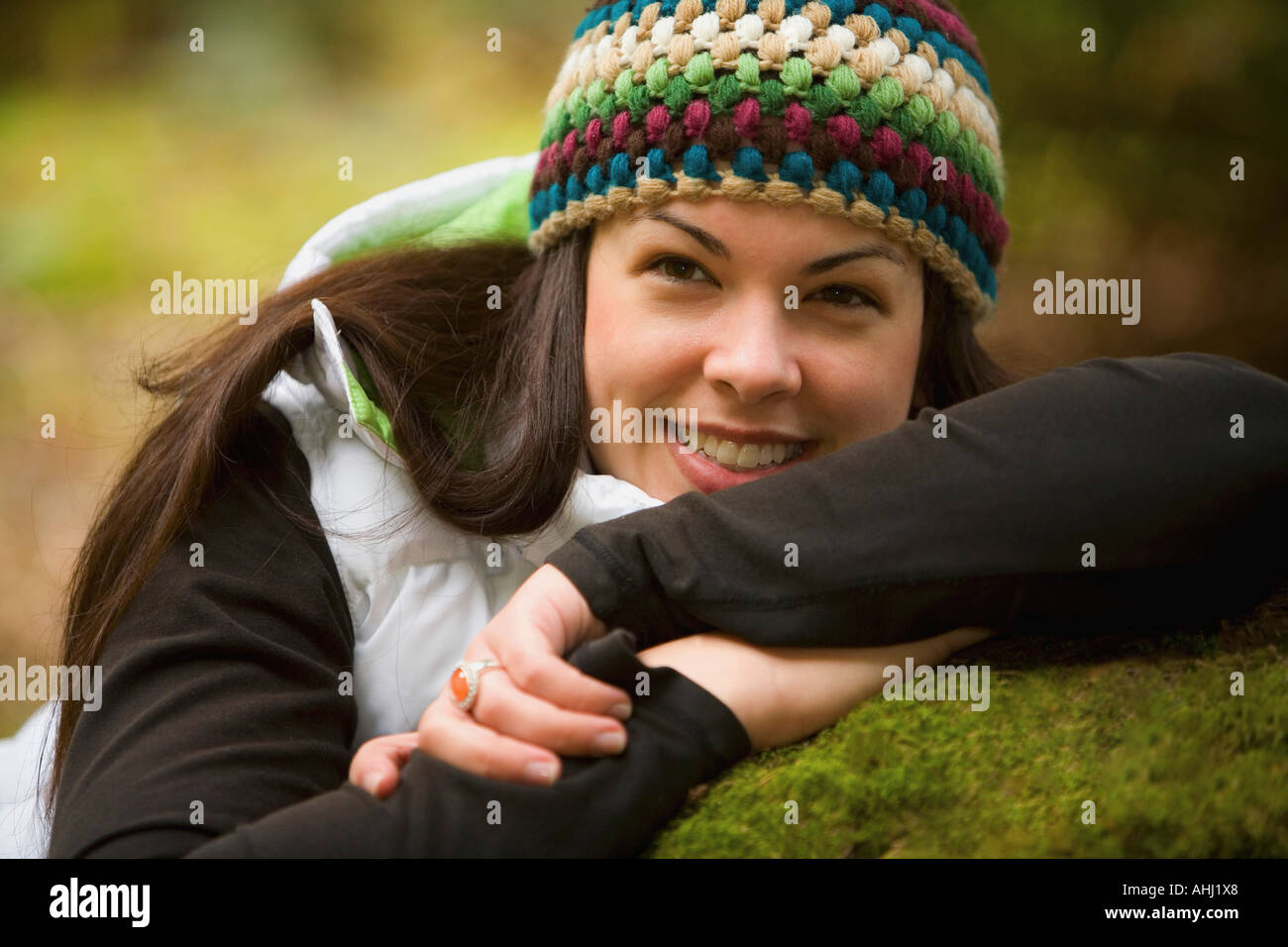 Portrait of a young woman Banque D'Images