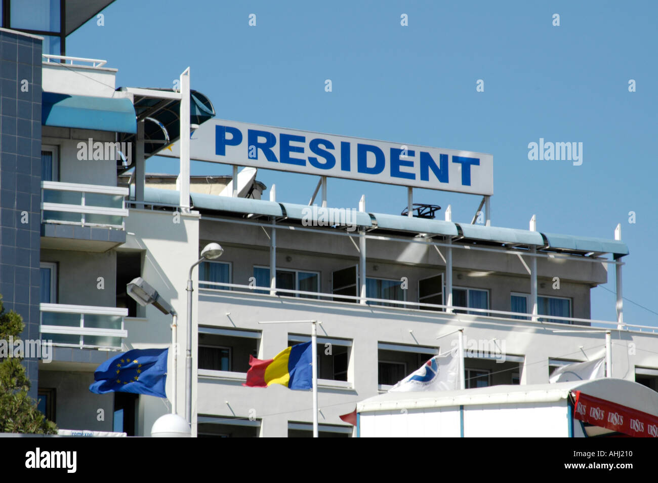 Côte de la mer Noire, un centre touristique Mangalia, Président de l'hôtel Banque D'Images