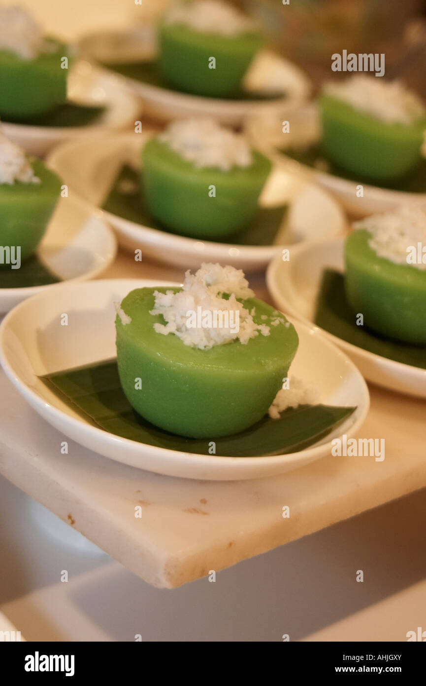 Onde Onde de coco, boules de colle Banque D'Images