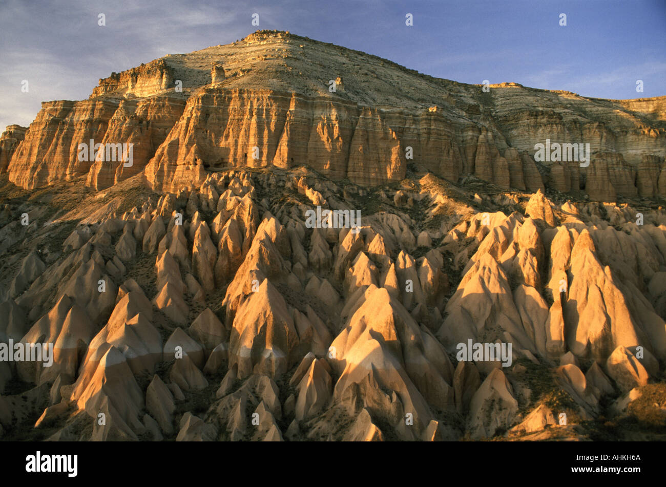 La Turquie Cappadoce Goreme Tuf Banque D'Images