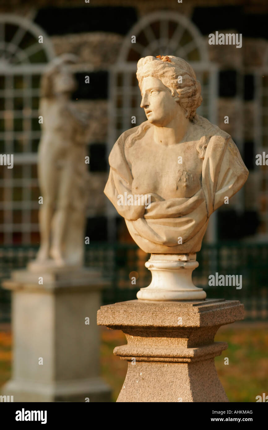 Sculpture de Peterhof Banque D'Images
