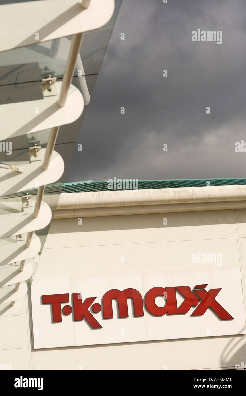 T K Maxx store Flintshire Wrexham North Wales Août 2007 Banque D'Images