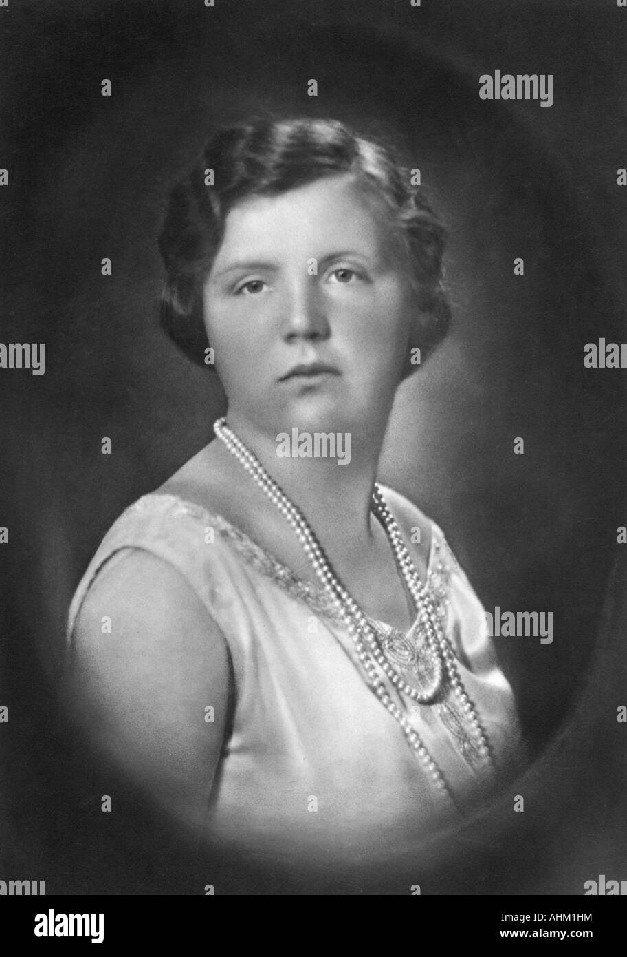 Juliana, 30.4.1909 - 20.3.2004, Reine des Pays-Bas 4.9.1948 - 30.4.1980, portrait, 1930, Banque D'Images