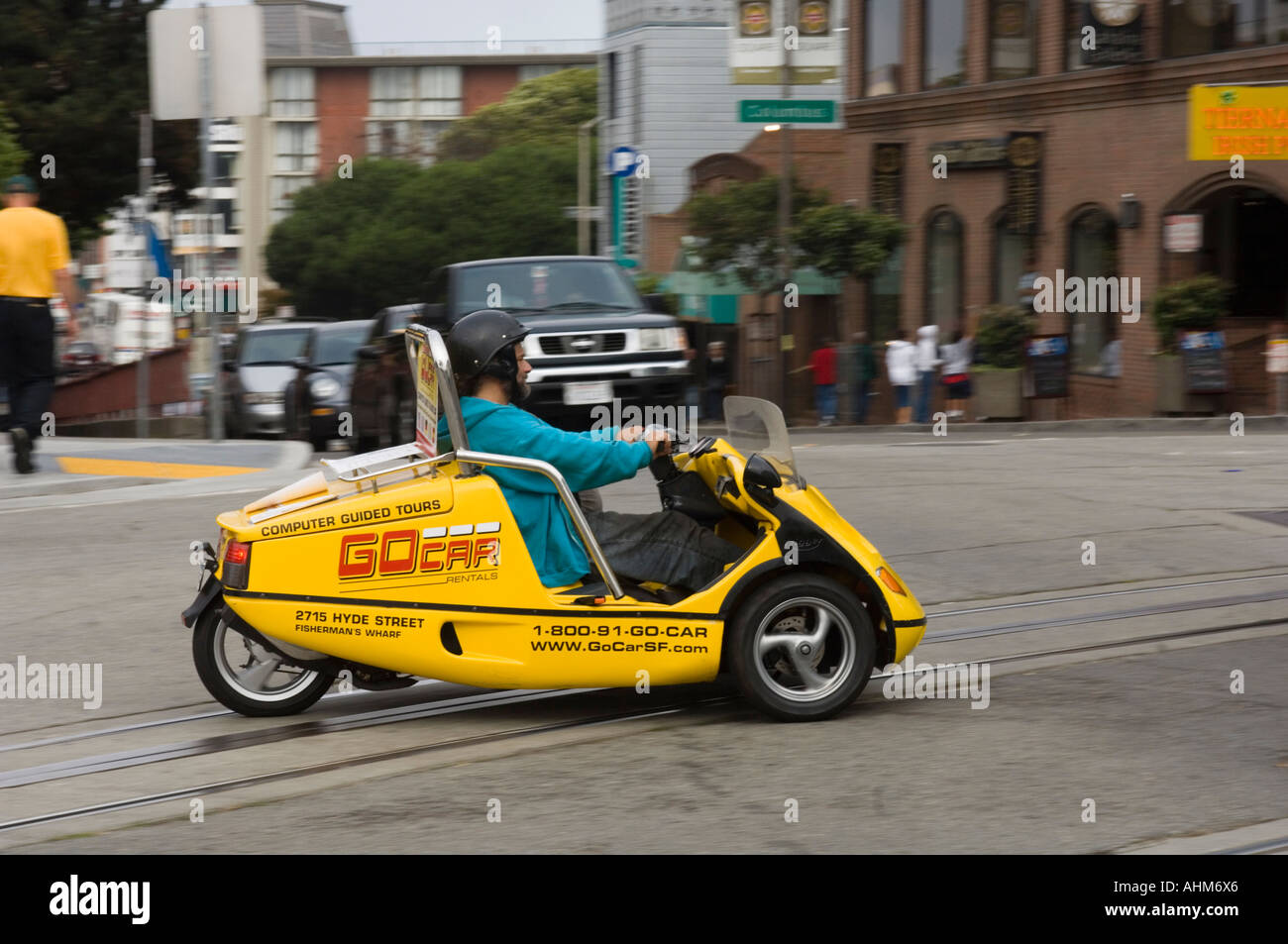 Gocar une nouvelle façon de voir San Francisco Californie Banque D'Images
