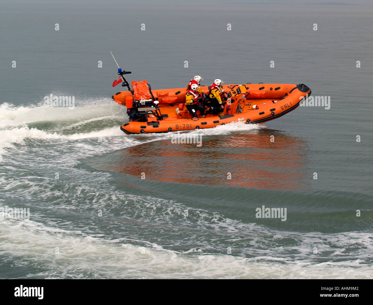 Atlantique 75 RNLI lifeboat opérant à partir de Weston-super-Mare, North Somerset, England, UK. Banque D'Images