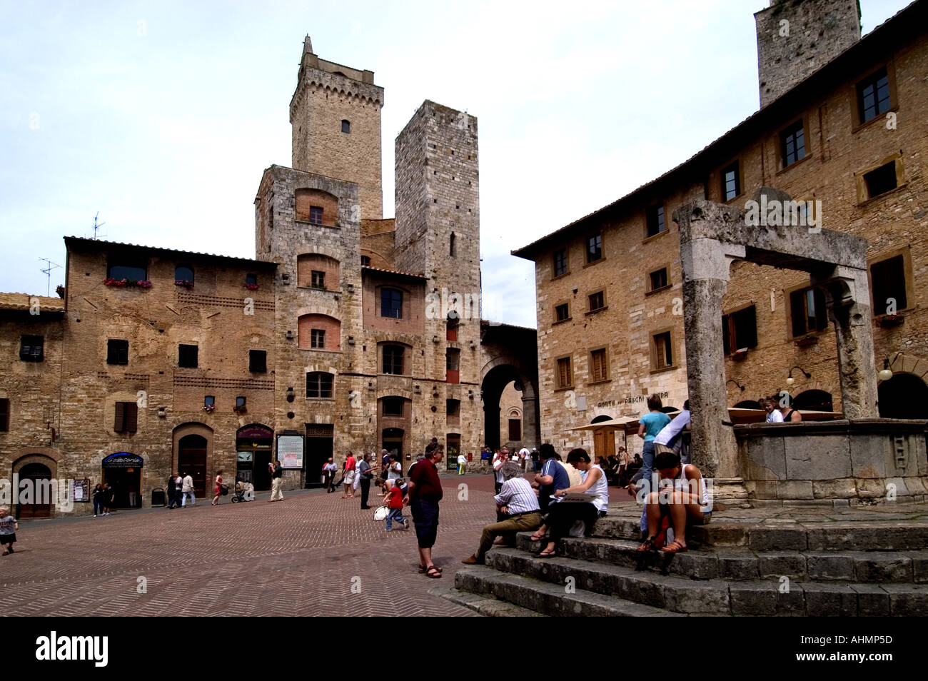 San Gimignano Toscane Italie italien ville historique Banque D'Images