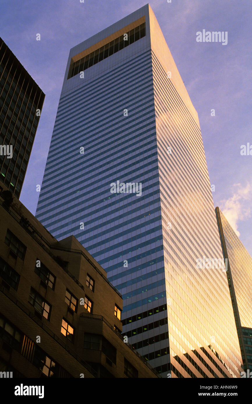 New York City Citigroup Center Building Skyscraper siège. Citibank Midtown Manhattan : 601 Lexington Avenue. Ancien bâtiment du Centre Citicorp. Banque D'Images