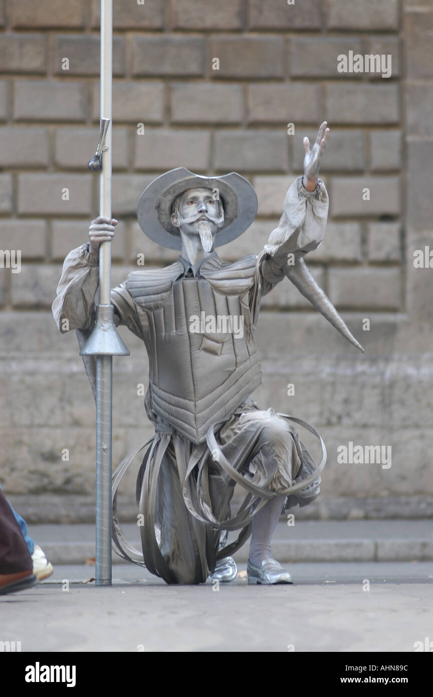 Don Quichotte à Barcelone Banque D'Images