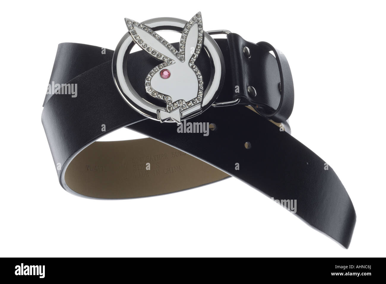 Ceinture en cuir Playboy Photo Stock - Alamy