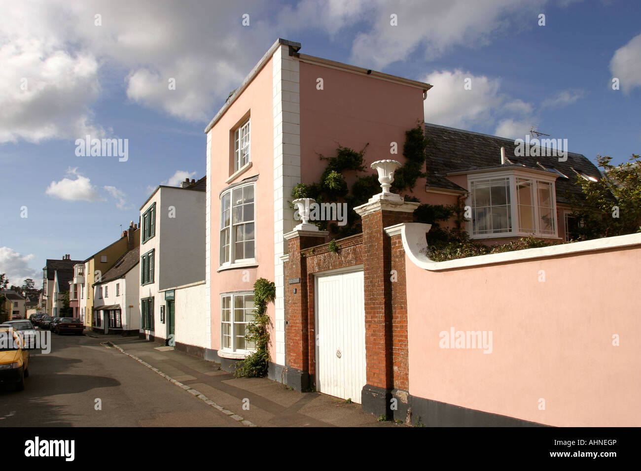 Devon UK Topsham Le Strand Ocean Park Museum Banque D'Images