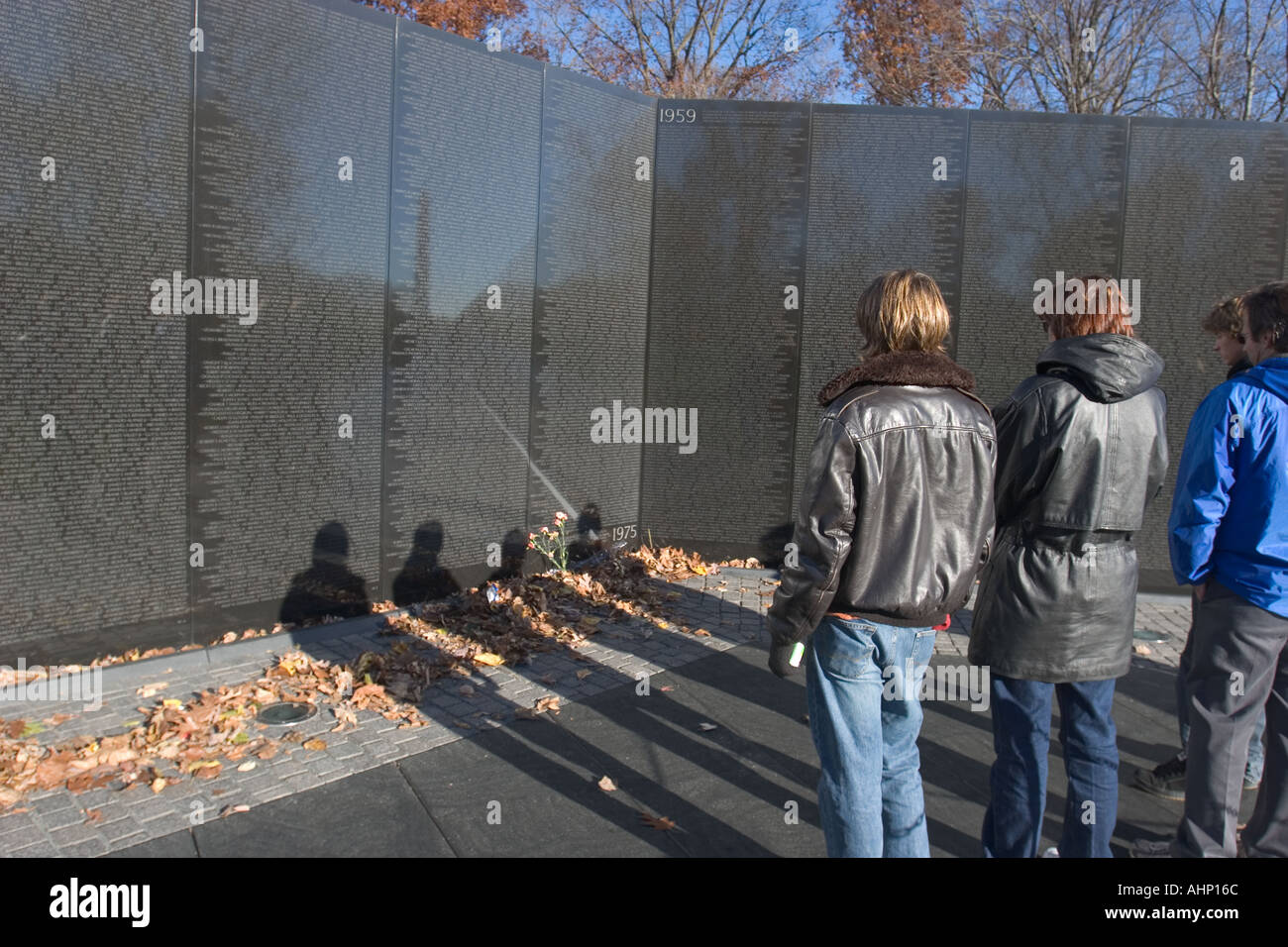 Vietnam Veterans Memorial à Washington Banque D'Images