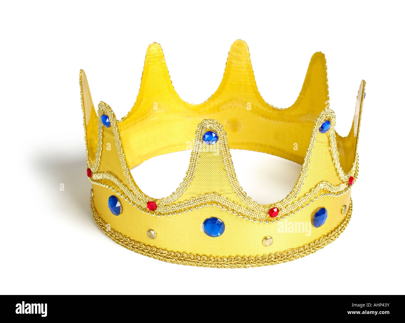 La couronne ornée d'or hat Banque D'Images