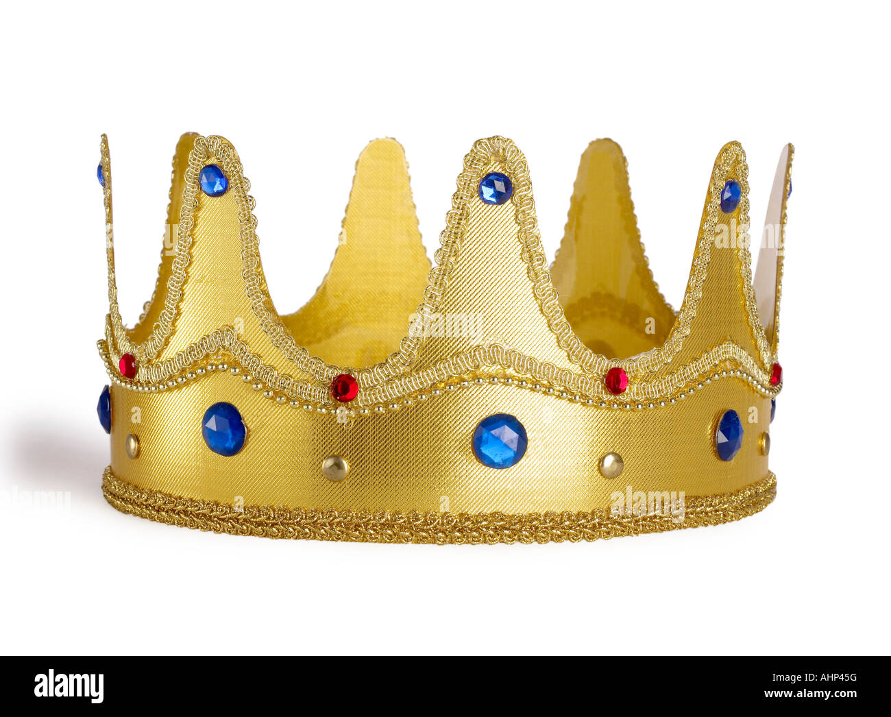 La couronne ornée d'or hat Banque D'Images