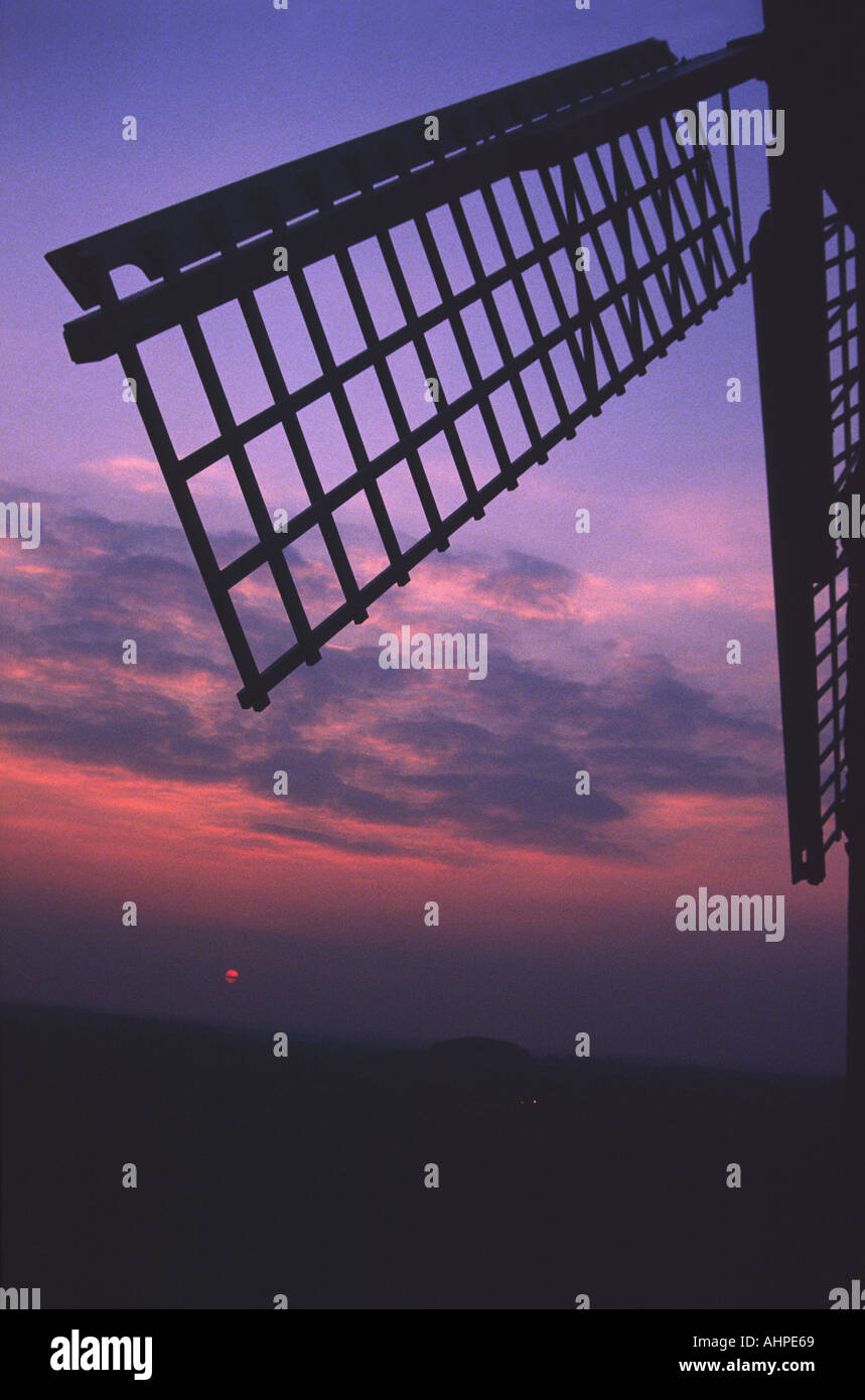 Moulin à Vent de Chesterton Warwickshire Angleterre UK Banque D'Images