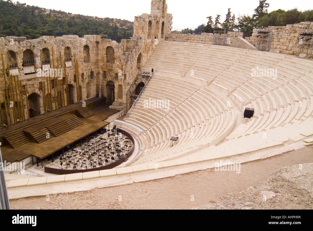 Théâtre de Dionysos, Athènes, Grèce Photo Stock - Alamy