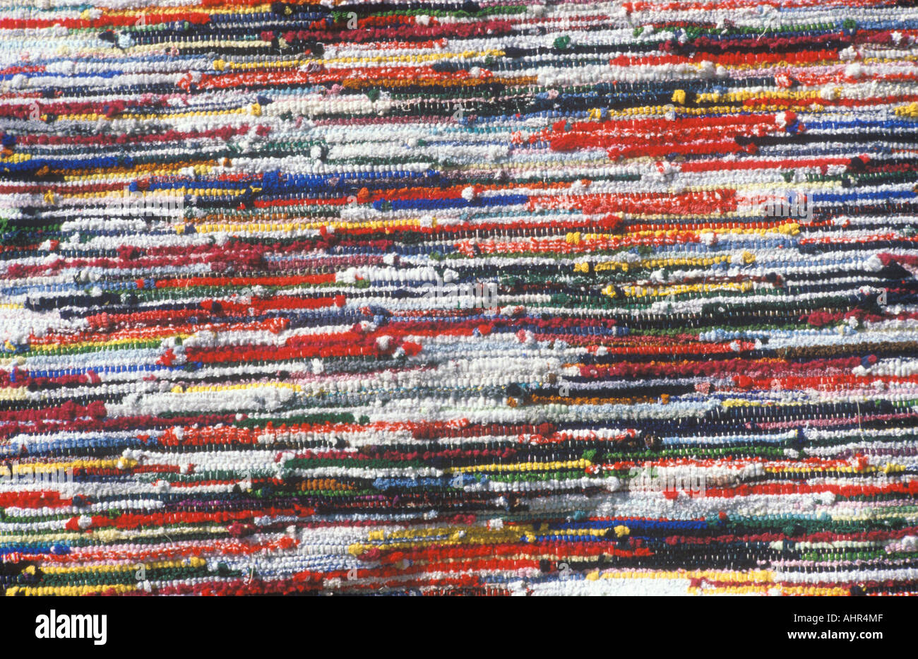 Close up of multi colored modèle tapis Banque D'Images