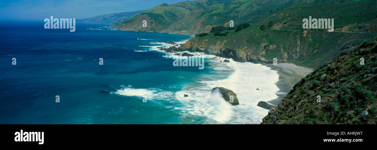 Océan Pacifique Nord de la Californie Banque D'Images