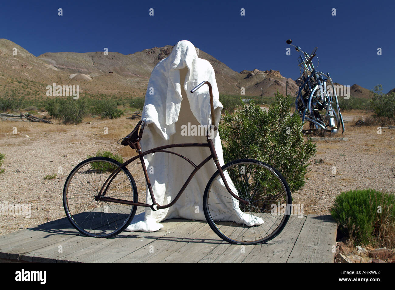 La ville fantôme de rhyolite NEVADA USA Banque D'Images