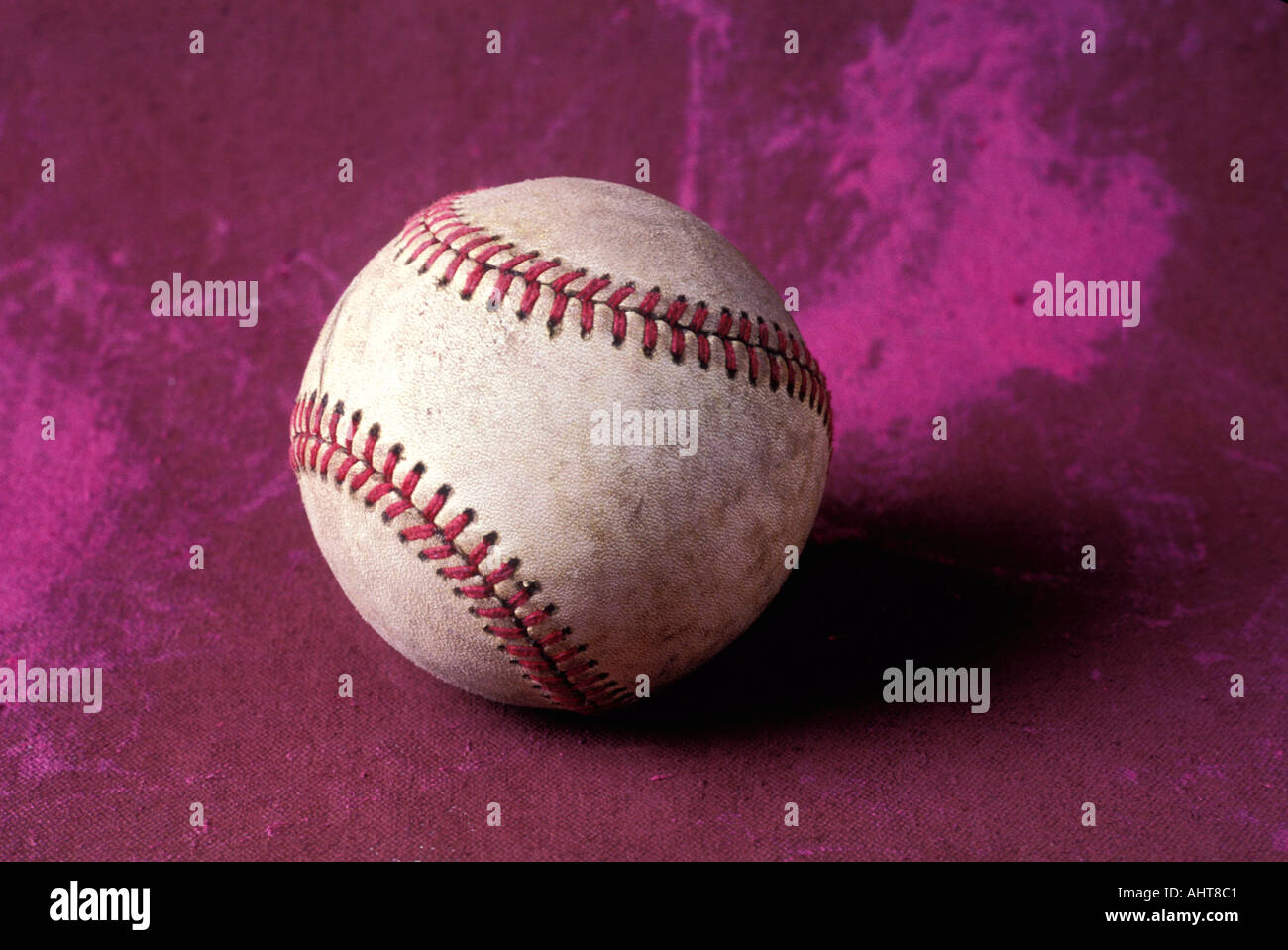 Vieux fond peint baseball Banque D'Images