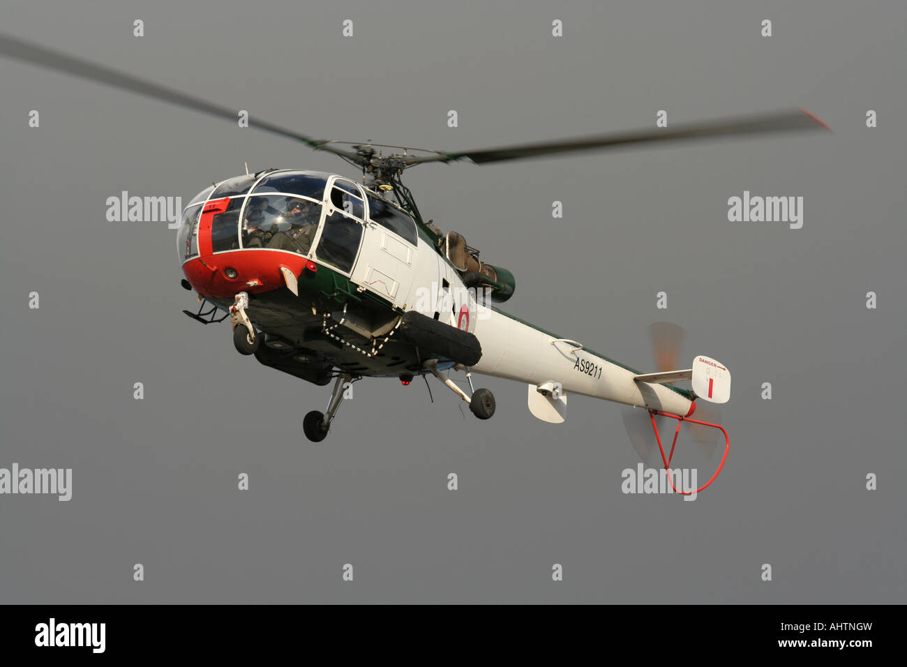 Hélicoptère Alouette III des Forces Armées de Malte Banque D'Images