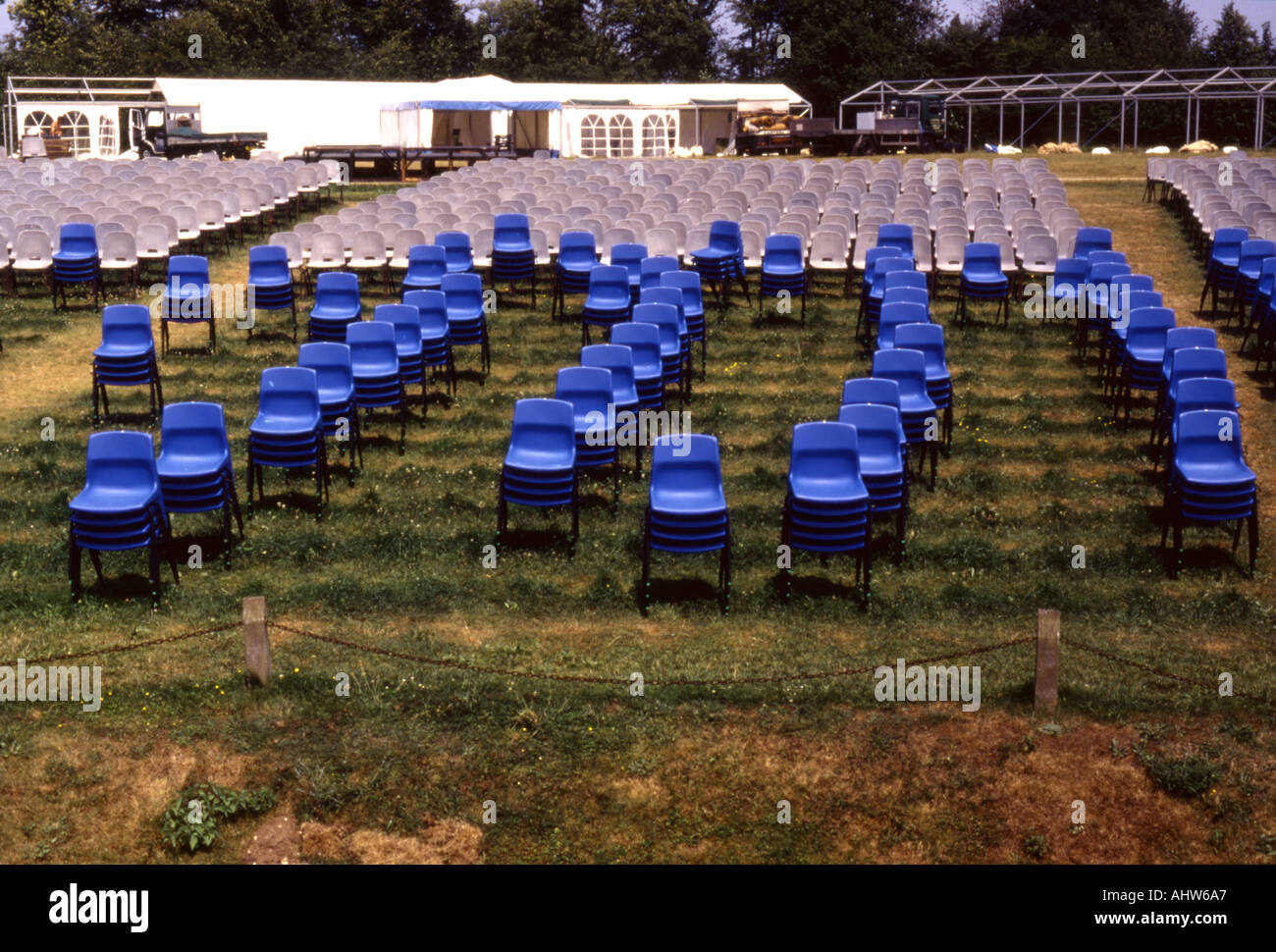 Coin pour un concert en plein air Banque D'Images