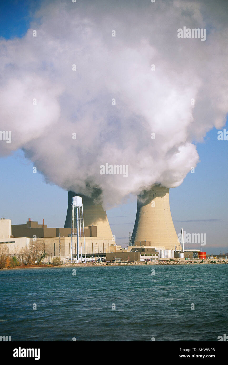 Les réacteurs de centrales nucléaires Banque D'Images