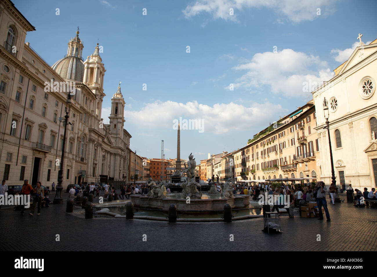 Piazza Navona Rome Lazio Italie Banque D'Images