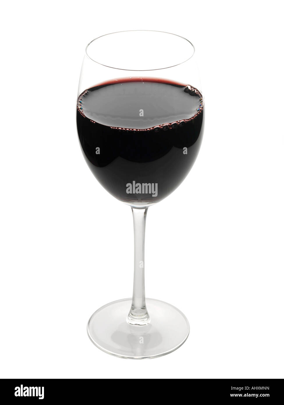 Verre de vin rouge Banque D'Images