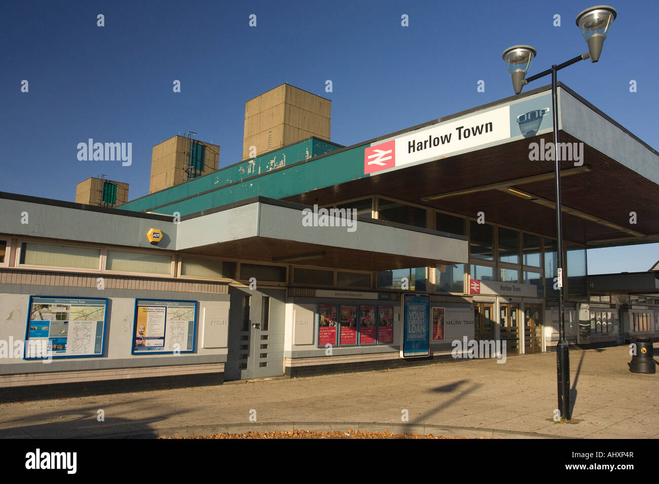 Harlow Town Gare Banque D'Images