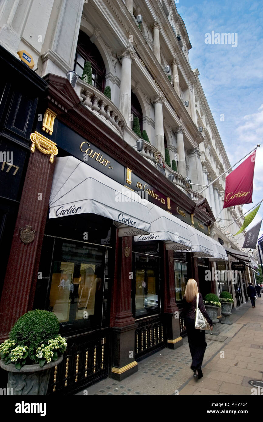 Cartier Store On Bond Street Banque d'image et photos - Alamy