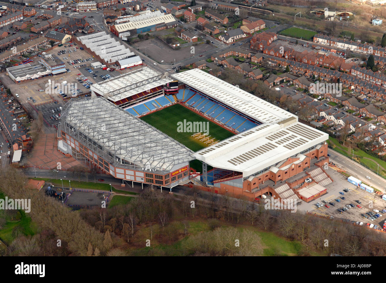 Villa Park à Birmingham accueil de Aston Villa Football Club Banque D'Images