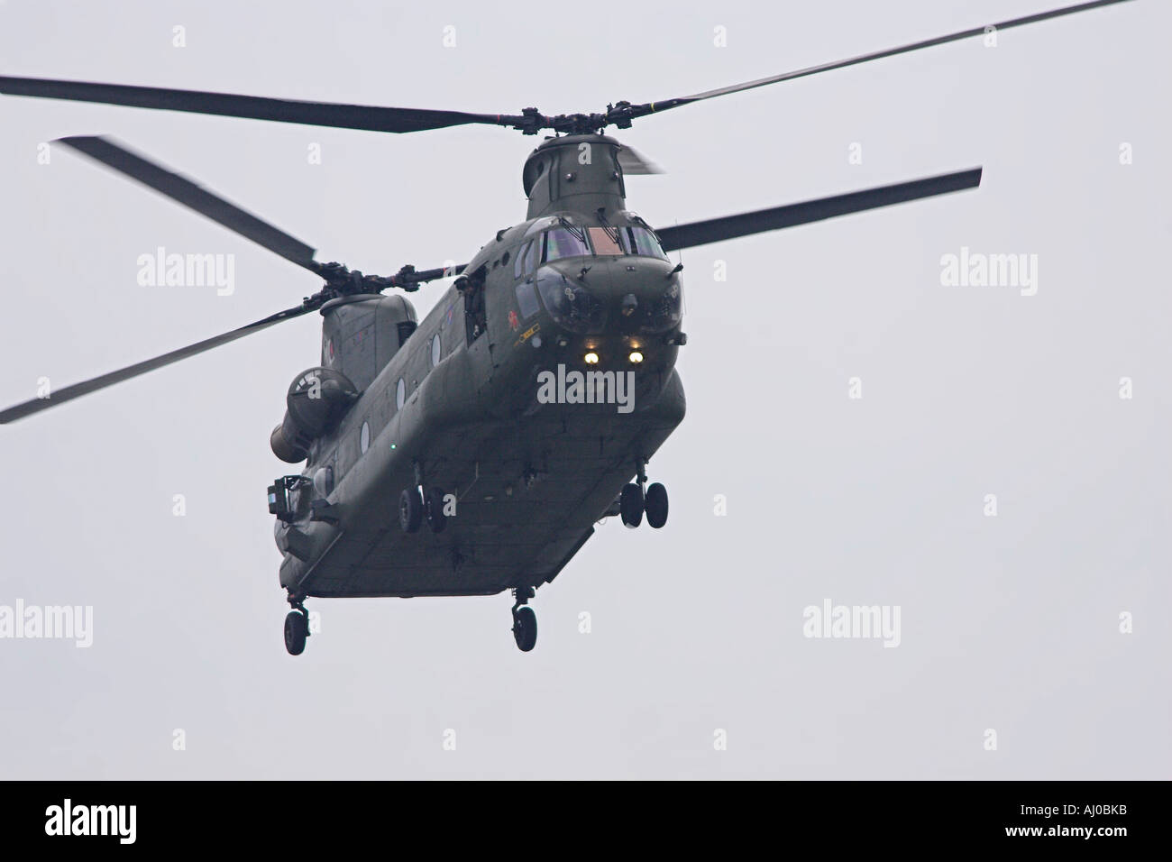 Hélicoptère de transport lourd Chinook de la raf Banque D'Images