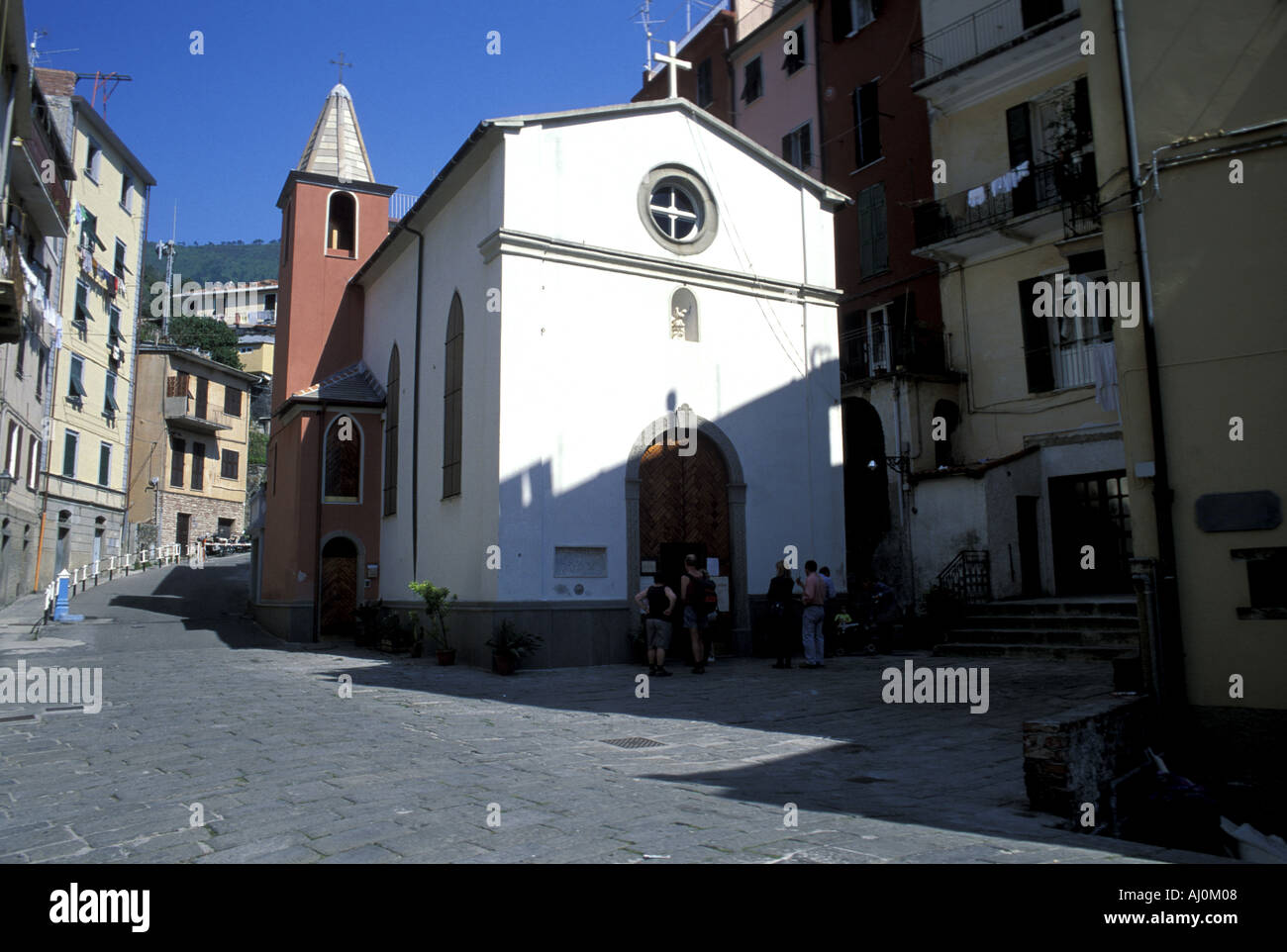 Compagnia di Nostra Signora Assunta church Riomaggiore Ligury Italie Banque D'Images
