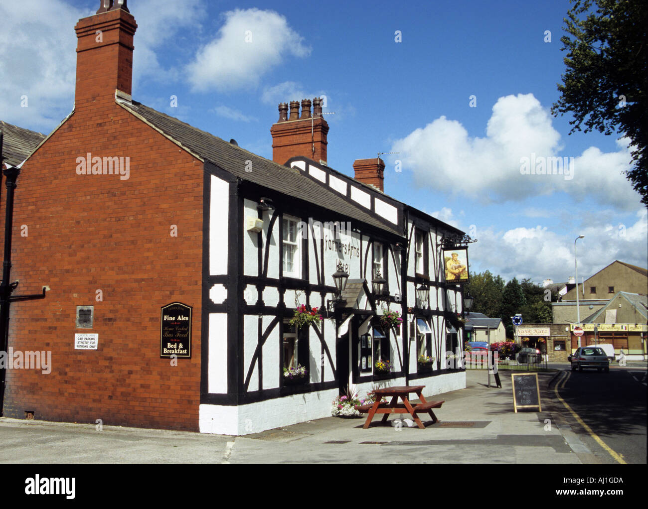 La Farmers Arms Pub dans Garstang Lancashire Banque D'Images