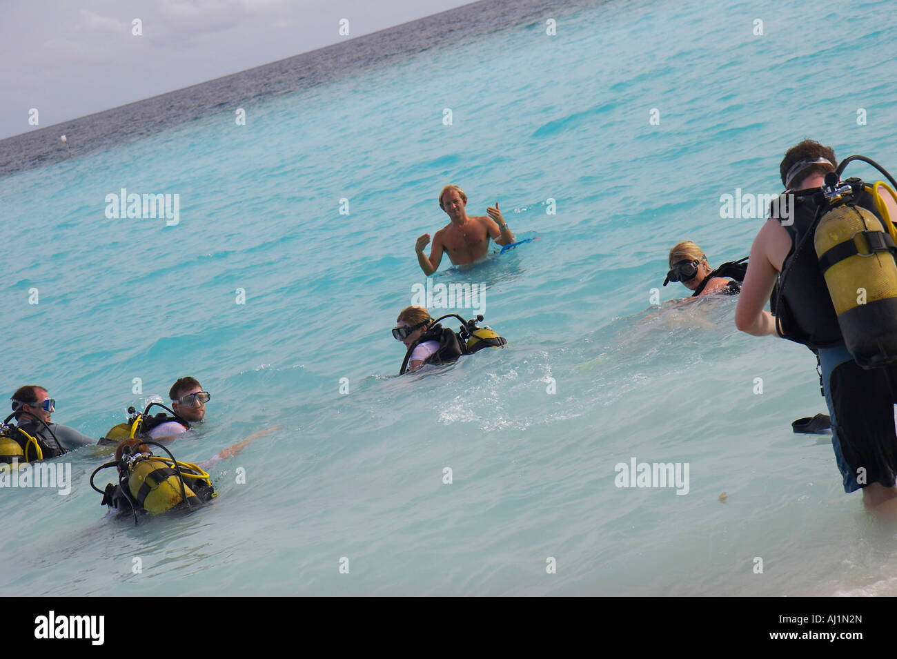 Introductiory / plongée sous-marine Banque D'Images