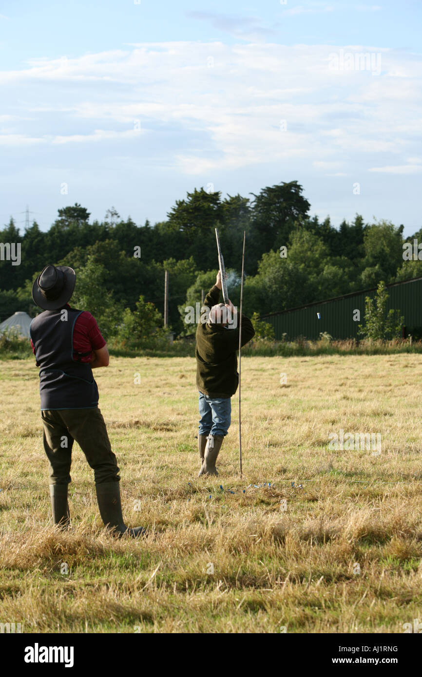 L'analyse axée sur la campagne en milieu rural sport champ Banque D'Images