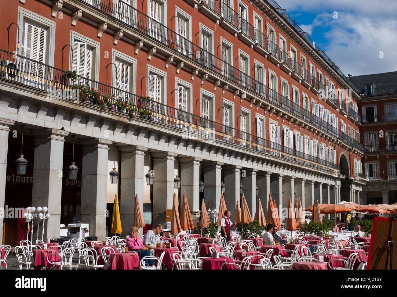 PLAZA MAYOR MADRID Banque D'Images