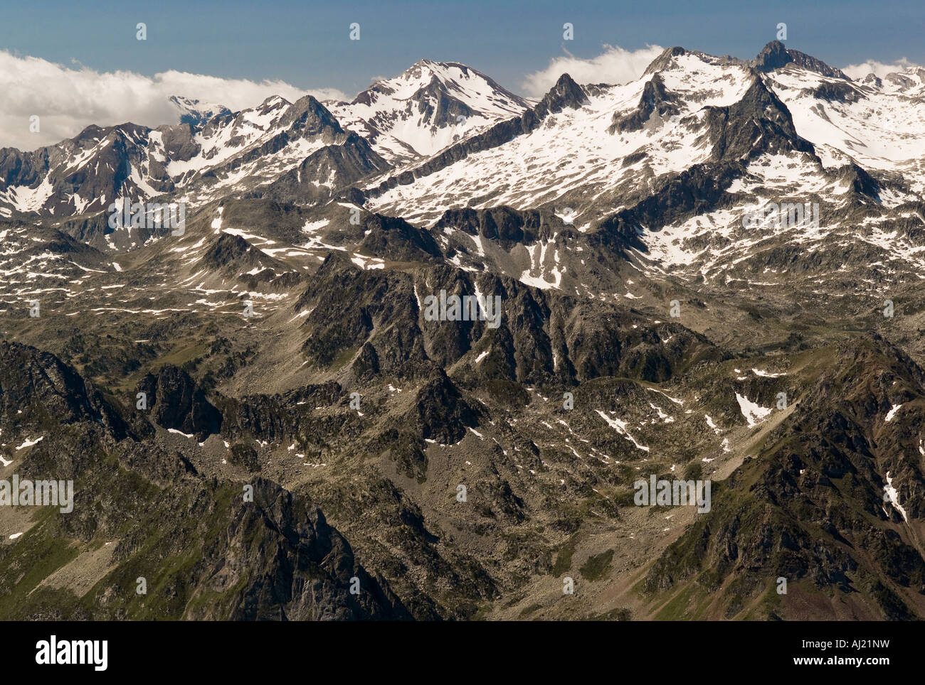 PIC DU MIDI Banque D'Images