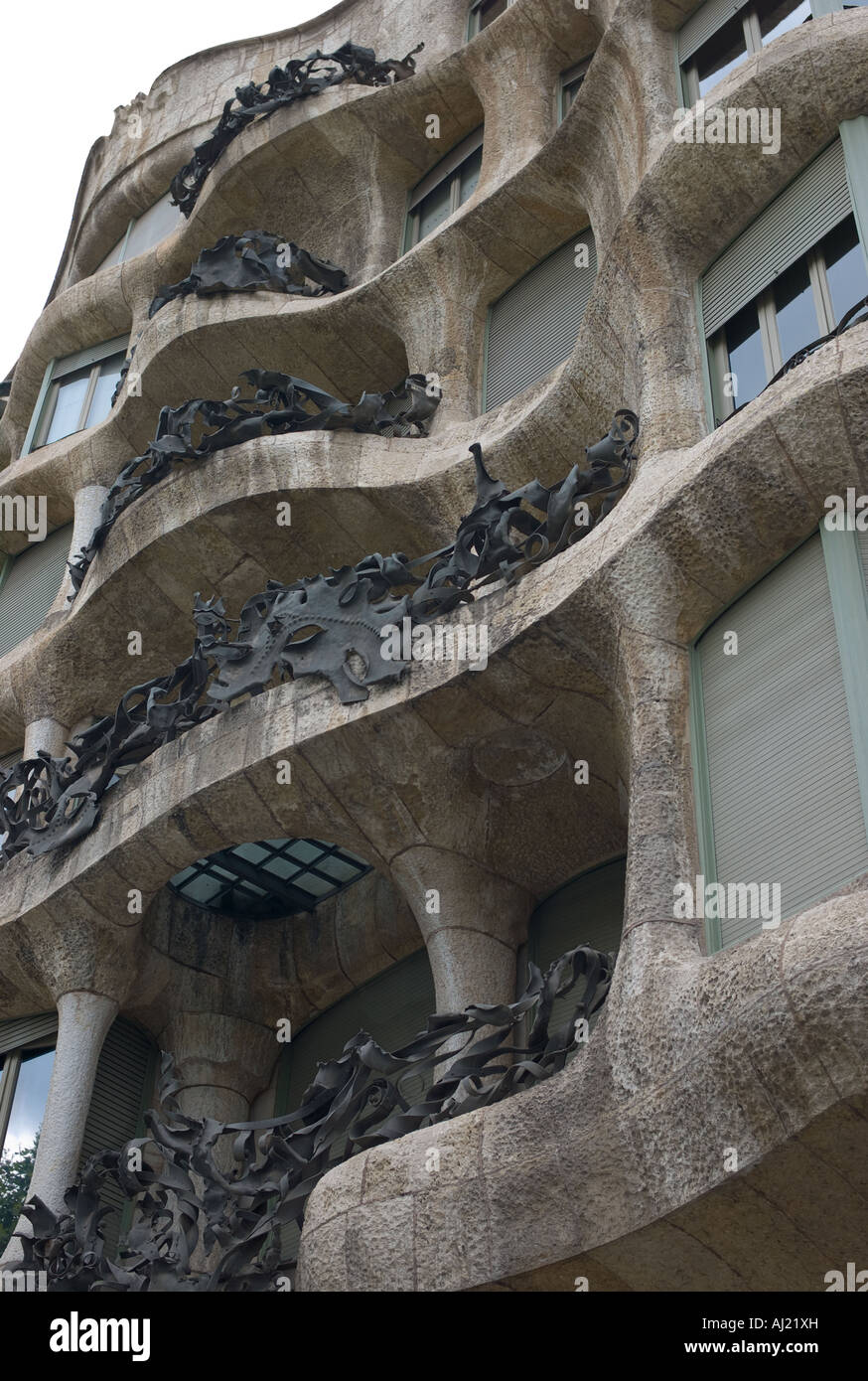 CASA MILA Banque D'Images