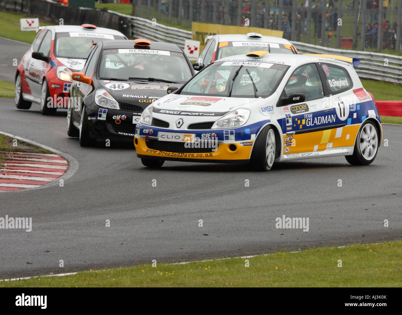 Renault Clio Cup, Oulton Park Banque D'Images