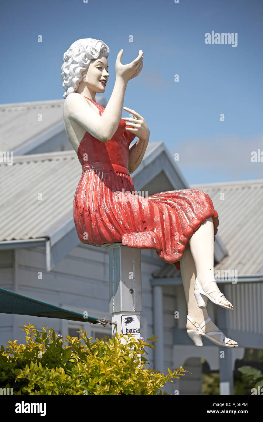 Marilyn Monro extérieur modèle tartes Fredo shop à Frederickton Nouvelle Galles du sud , Australie Banque D'Images