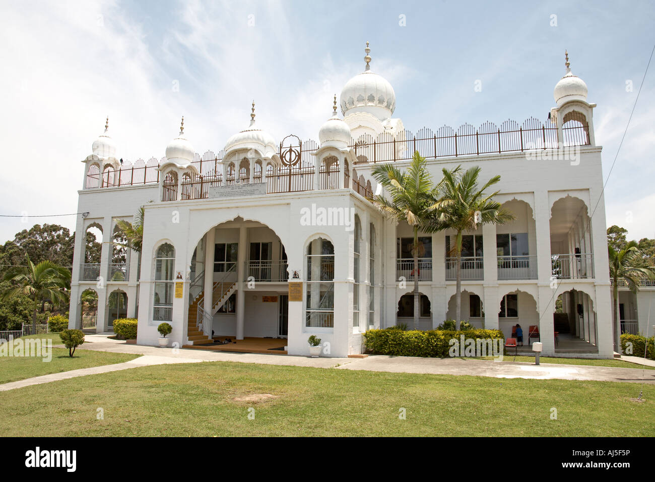 Le nouveau temple Gurudwara Sikh Guru Nanak de Woolgoolga au près de Coffs Harbour, en Nouvelle Galles du sud , Australie Banque D'Images