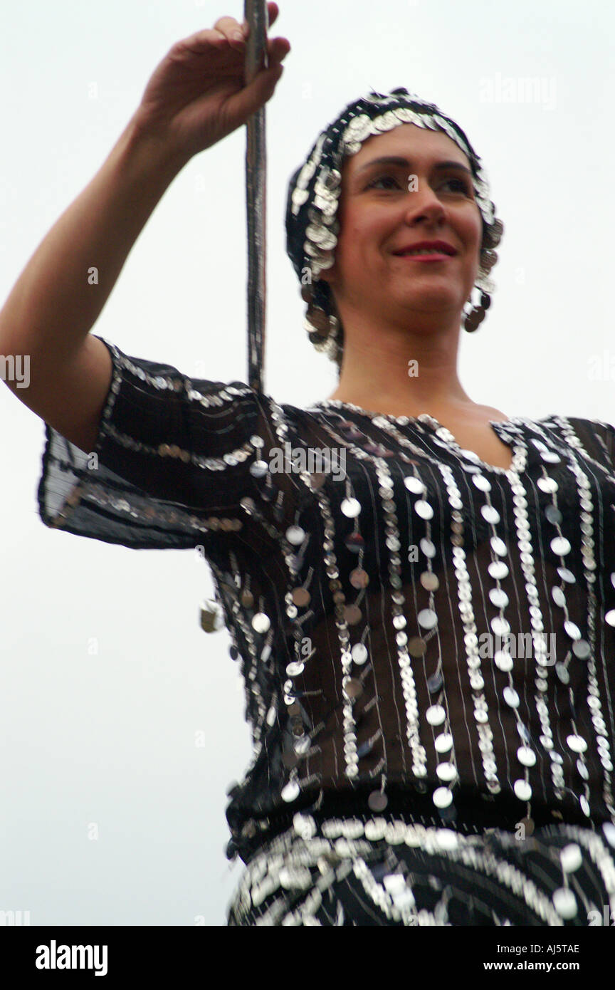 Danseuse du Ventre traditionnelle Banque D'Images