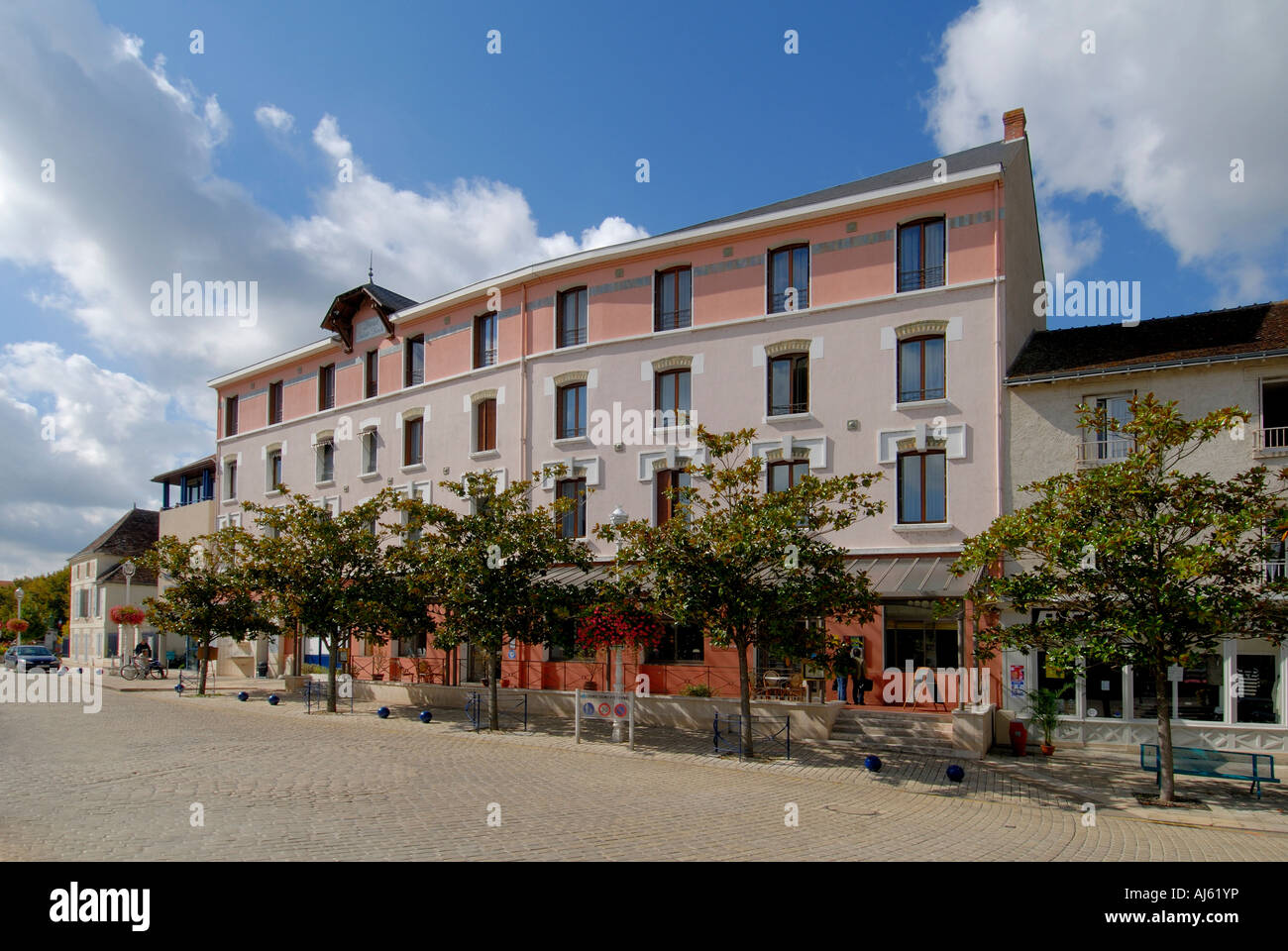 Hôtel Saint-Roch, La Roche-Posay, Vienne, France. Banque D'Images