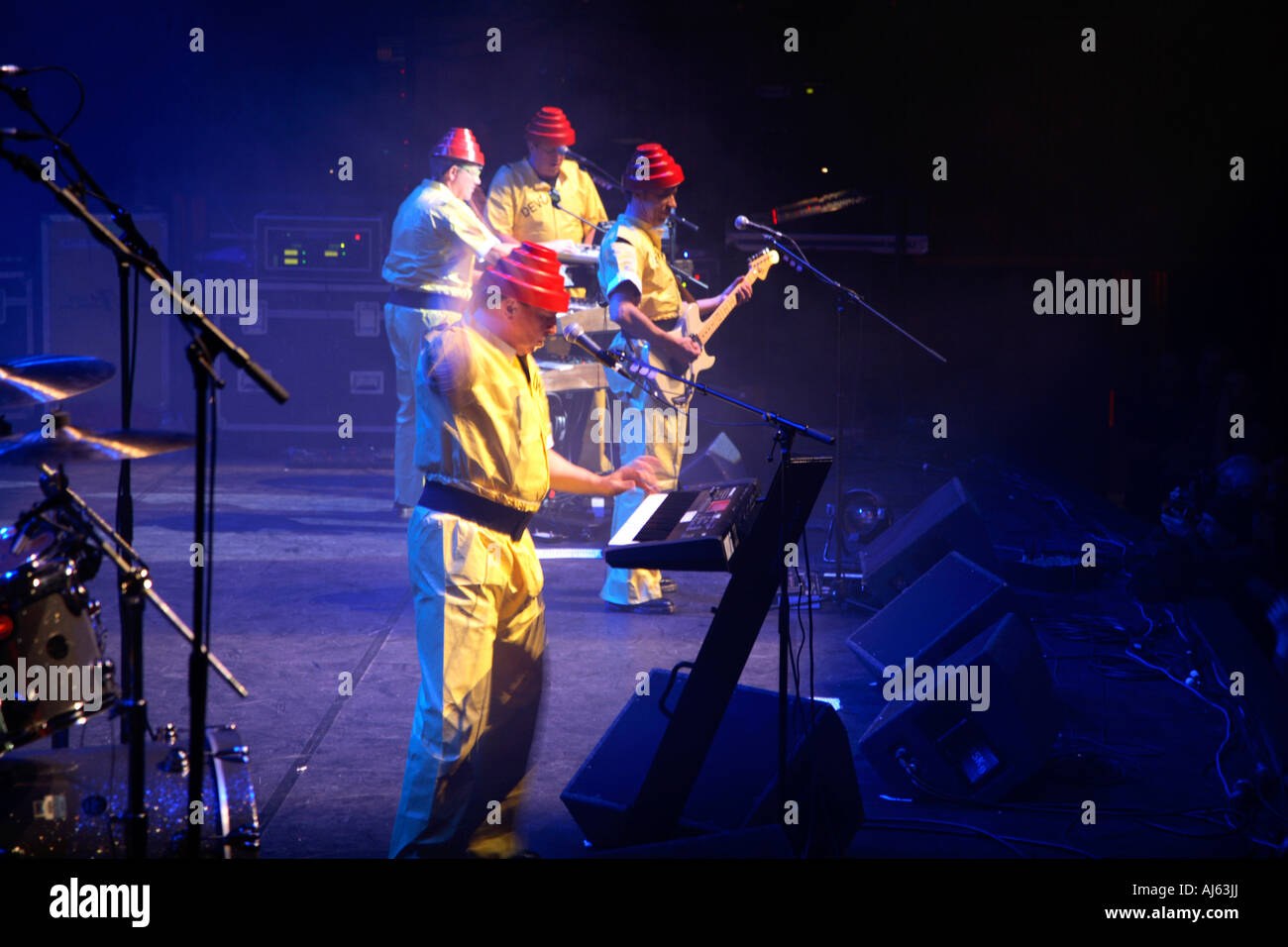 Spectacle de devo au Meltdown Festival, Royal Festival Hall, Londres, 19 juin 2007 Banque D'Images