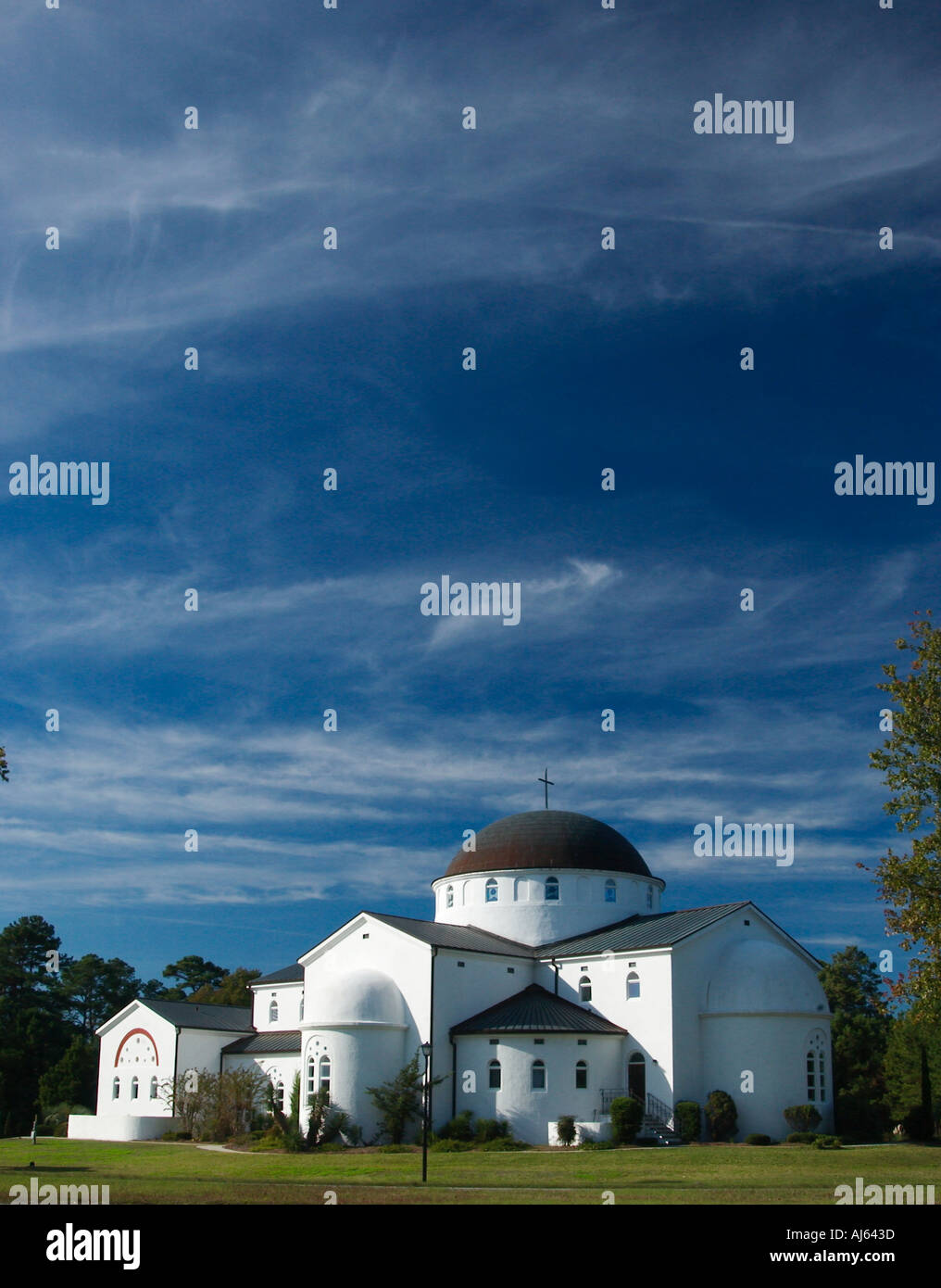 Église orthodoxe grecque Myrtle Beach en Caroline du Sud USA Banque D'Images