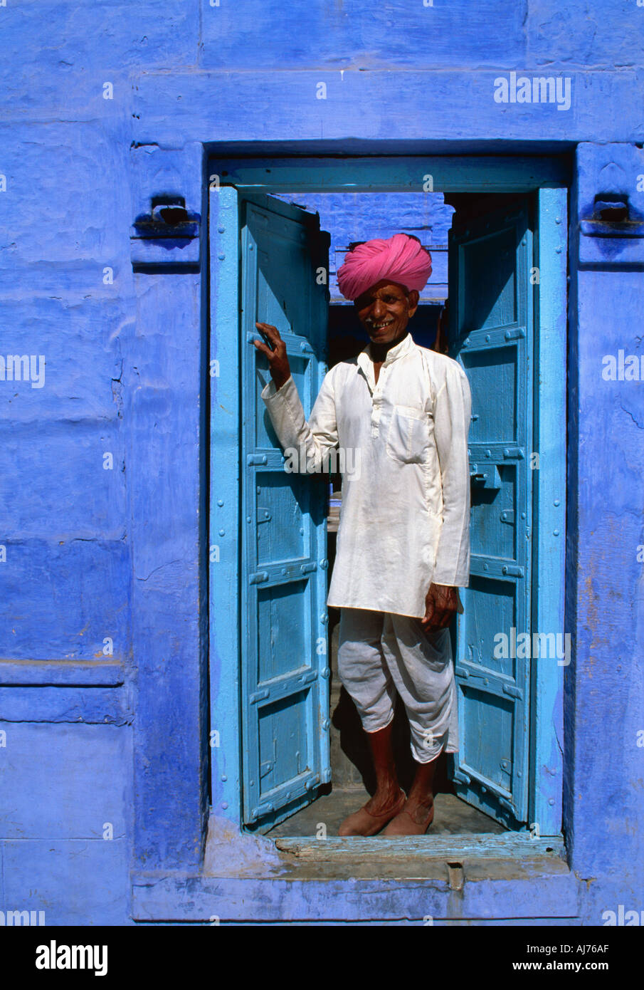 L'Inde, du Rajasthan, de Jodhpur, la ville bleue Banque D'Images