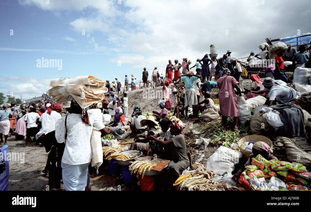 Haiti marché en plein air Banque de photographies et d’images à haute ...