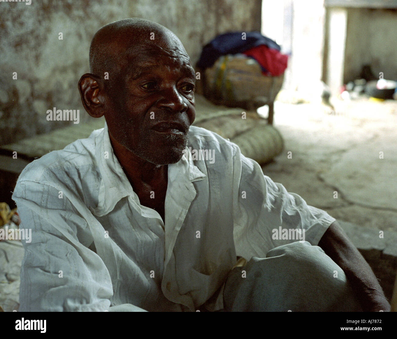 Pauvre Petite Rivière Haïti projet maison de l'équipe MSF dans Petitie Riviere Banque D'Images